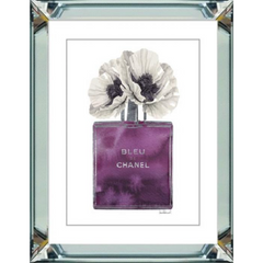 Spiegellijst met prent - Bleu de Chanel