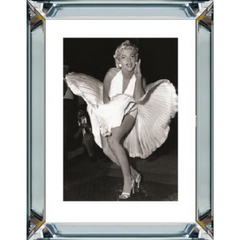 Spiegellijst met prent – Marilyn Monroe